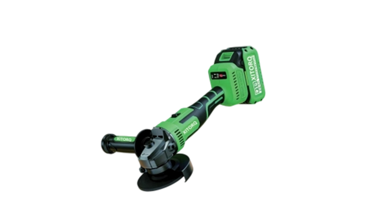 XJ.908 Penggiling Sudut Tanpa Sikat Magnetik Tinggi Lithium-Ion 21V — Cakram 100mm, Pemotongan/Penggilingan/Pemolesan