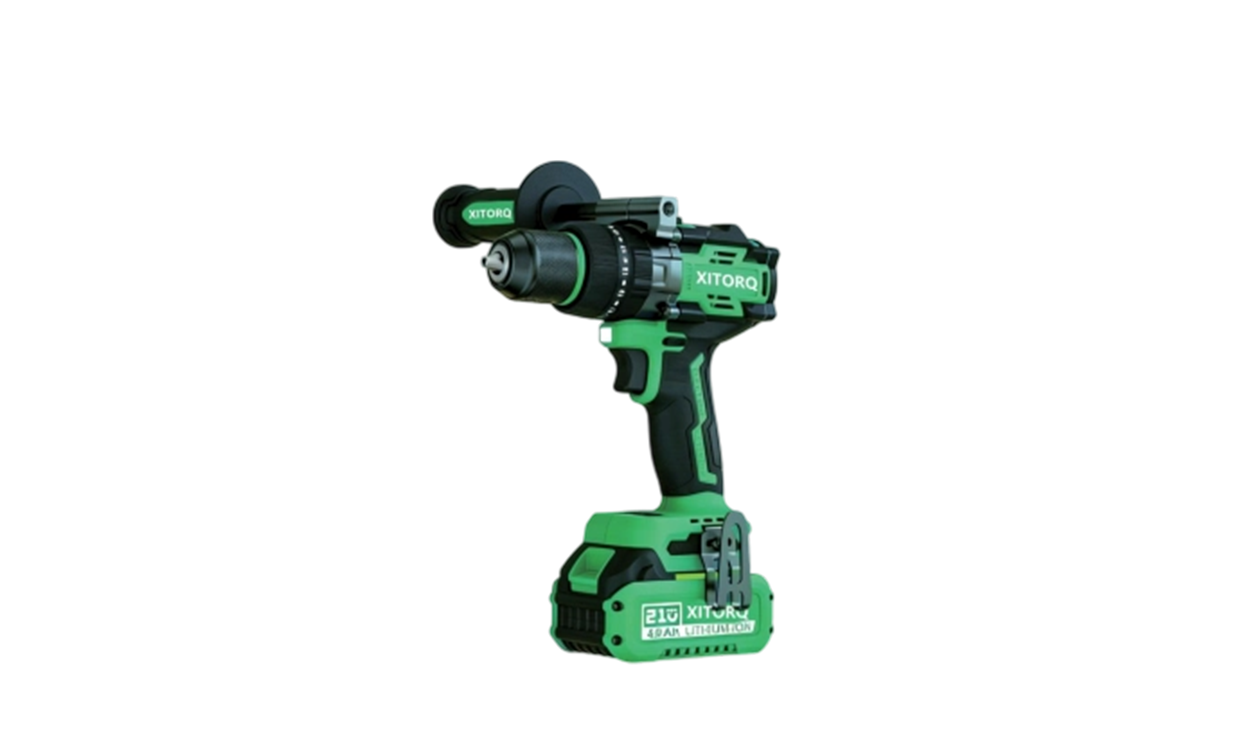 XJ.615 Bor/Pengemudi Palu Tanpa Sikat Lithium-Ion 21V — Torsi 140N·m, Mode Ganda Palu/Bor