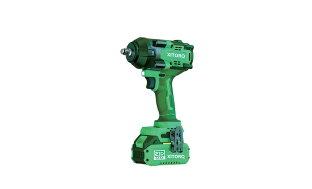 XJ.570 Kunci Impact Brushless Lithium-Ion 21V — Torsi 750N·m, Penggerak Persegi 1/2