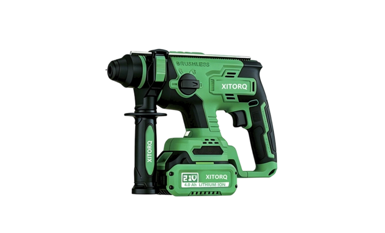 XJ.709 Palu Putar Tanpa Sikat Magnetik Tinggi Lithium-Ion 21V — SDS-plus Chuck, Energi Dampak 1,7J